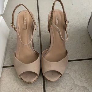 Aldo beige heels